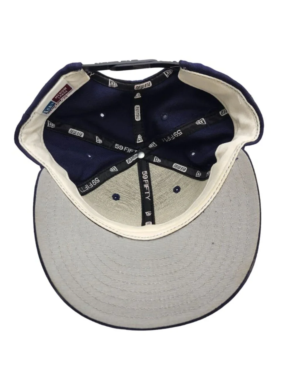 Barone Trucking Service Navy Blue New Era Snapback Hat Wool MD LG